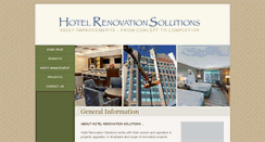 Desktop Screenshot of hotelrenovationsolutions.com